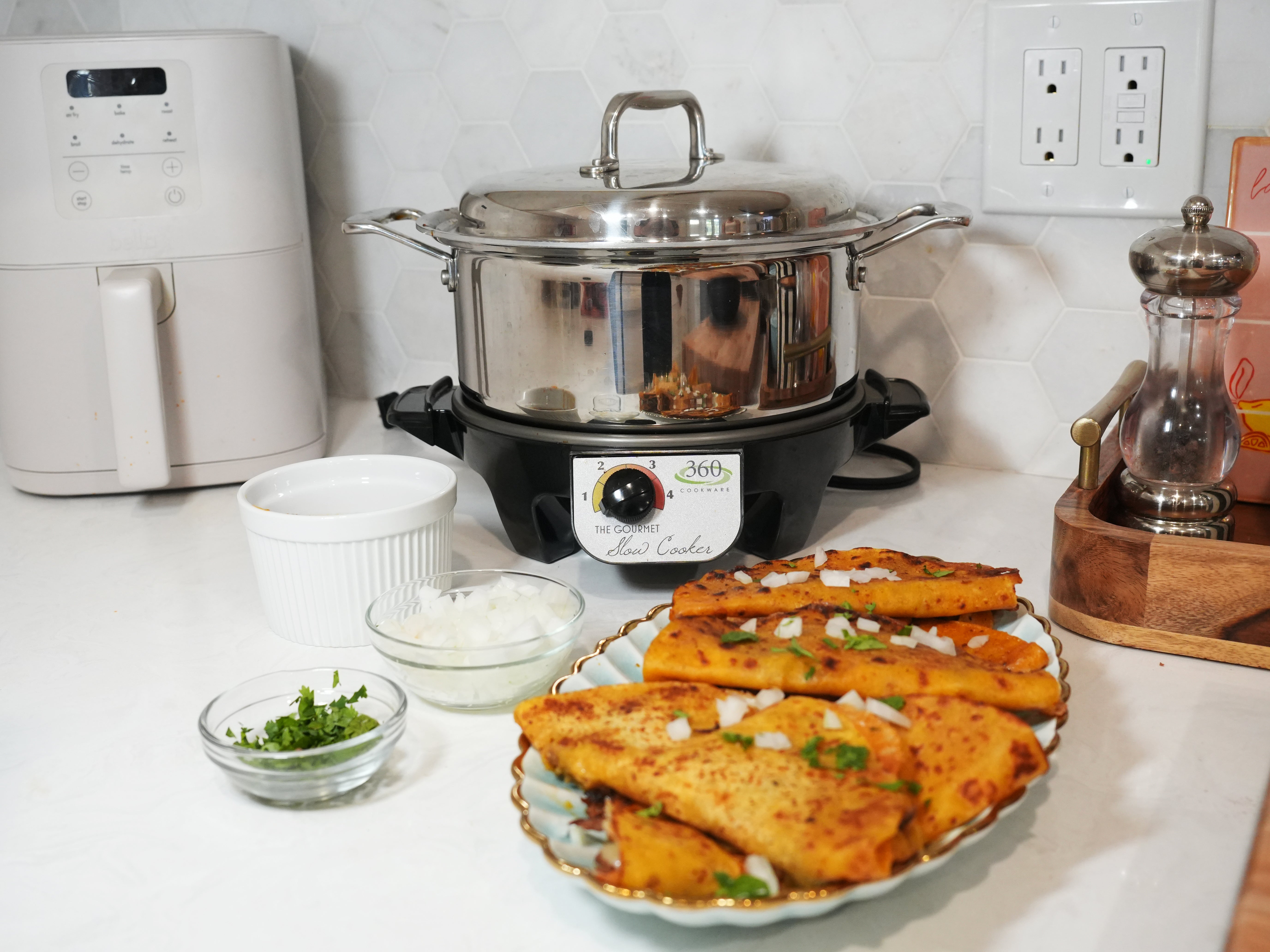 Slow Cooker Birria-Inspired Tacos