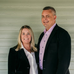 Bryan and Beth Hurley, founders of 360cookware, standing together