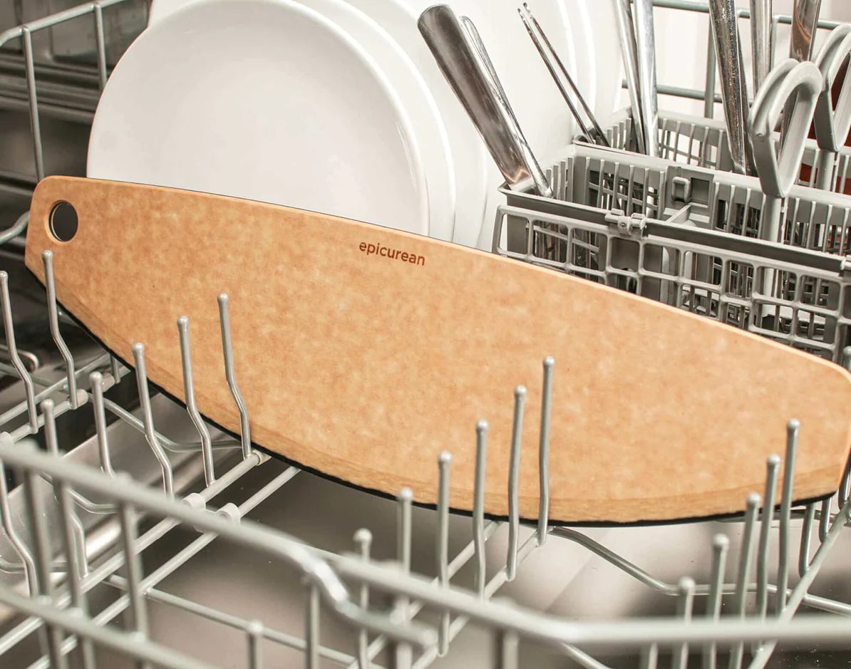 Pizza Cutter in a dishwasher, showcasing its design and material