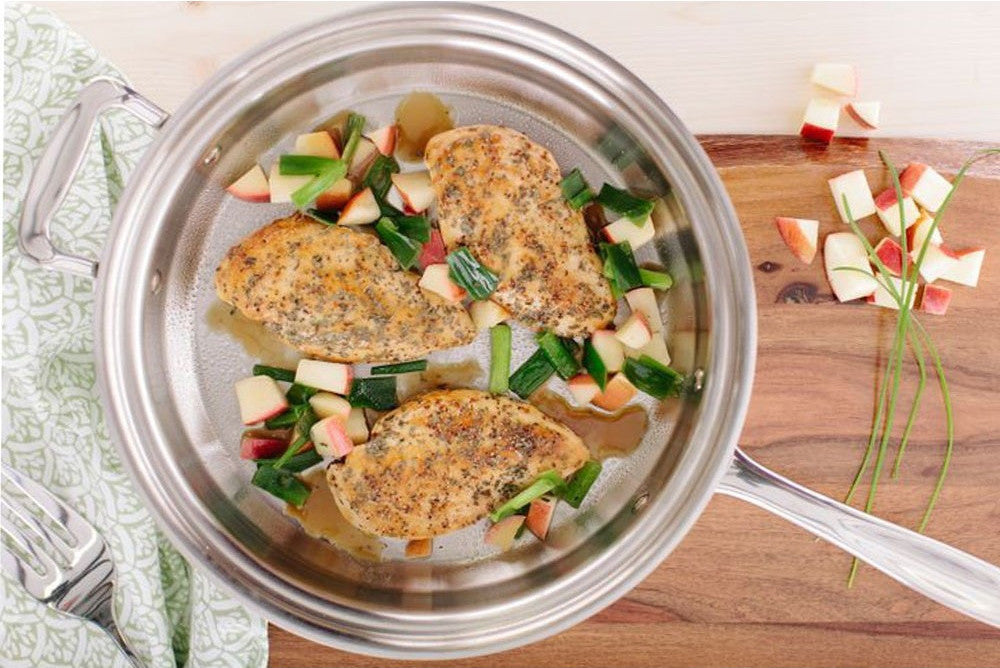 3.5 Quart Sauté Pan with Cover - 360cookware