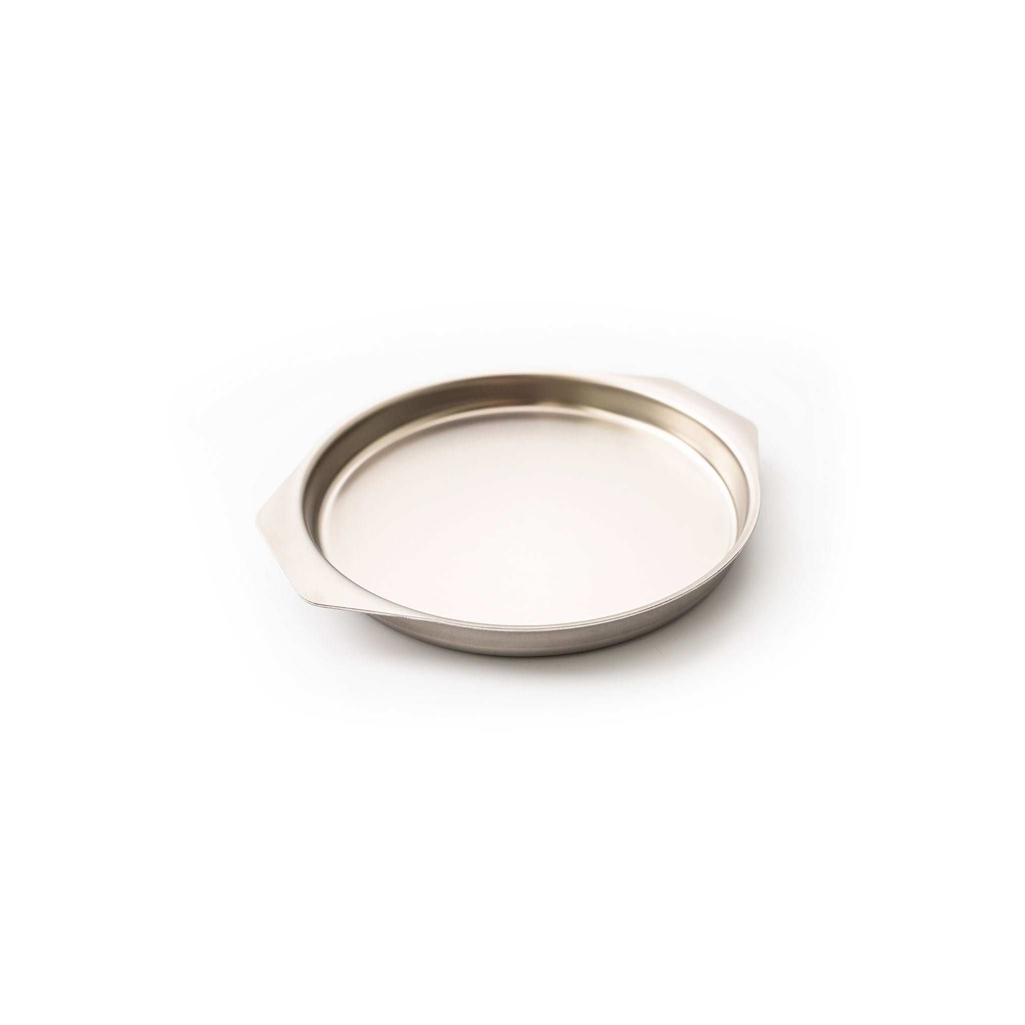 9-inch round stainless steel brownie pan with handles