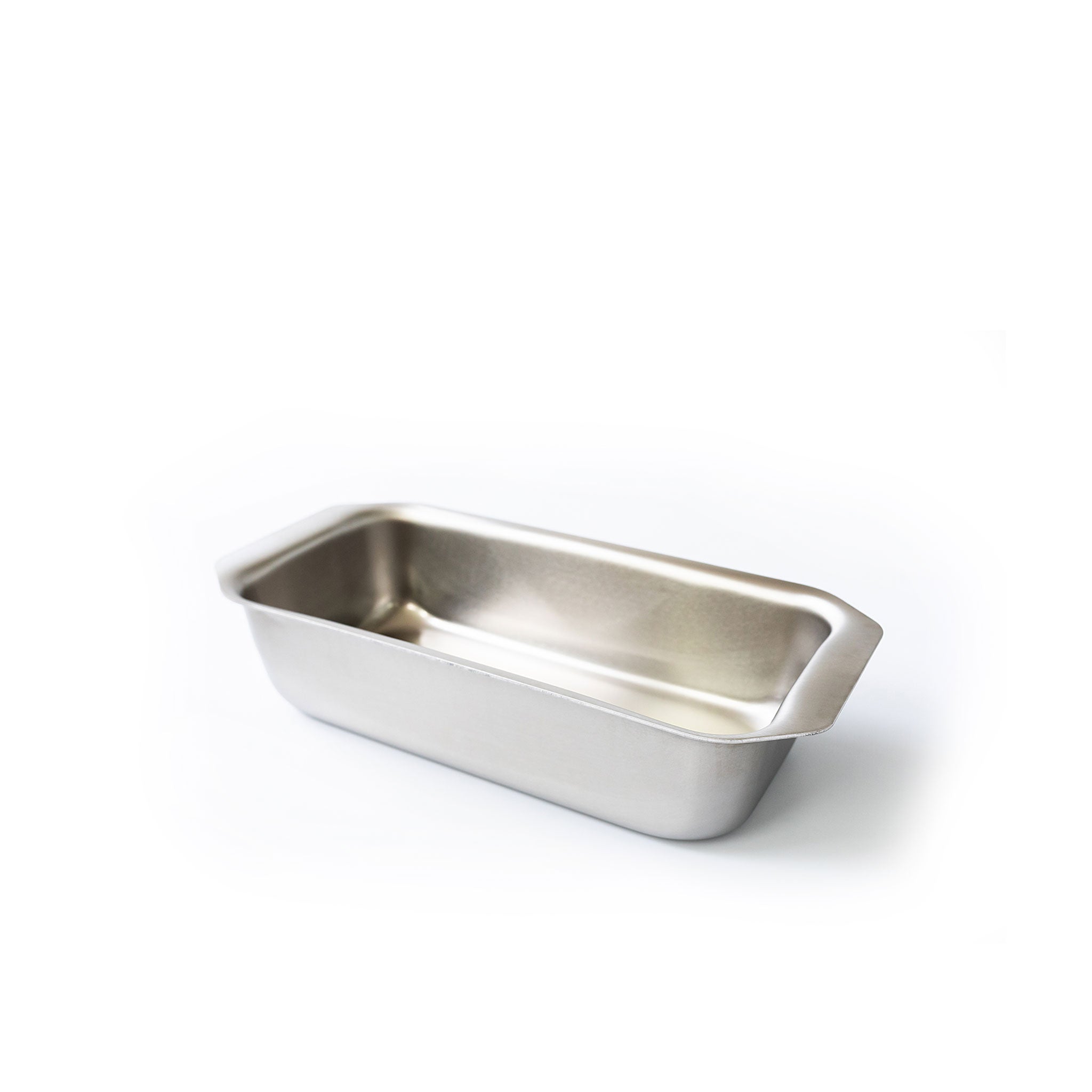 360 Loaf Pan with Tab Handles, stainless steel, rectangular shape