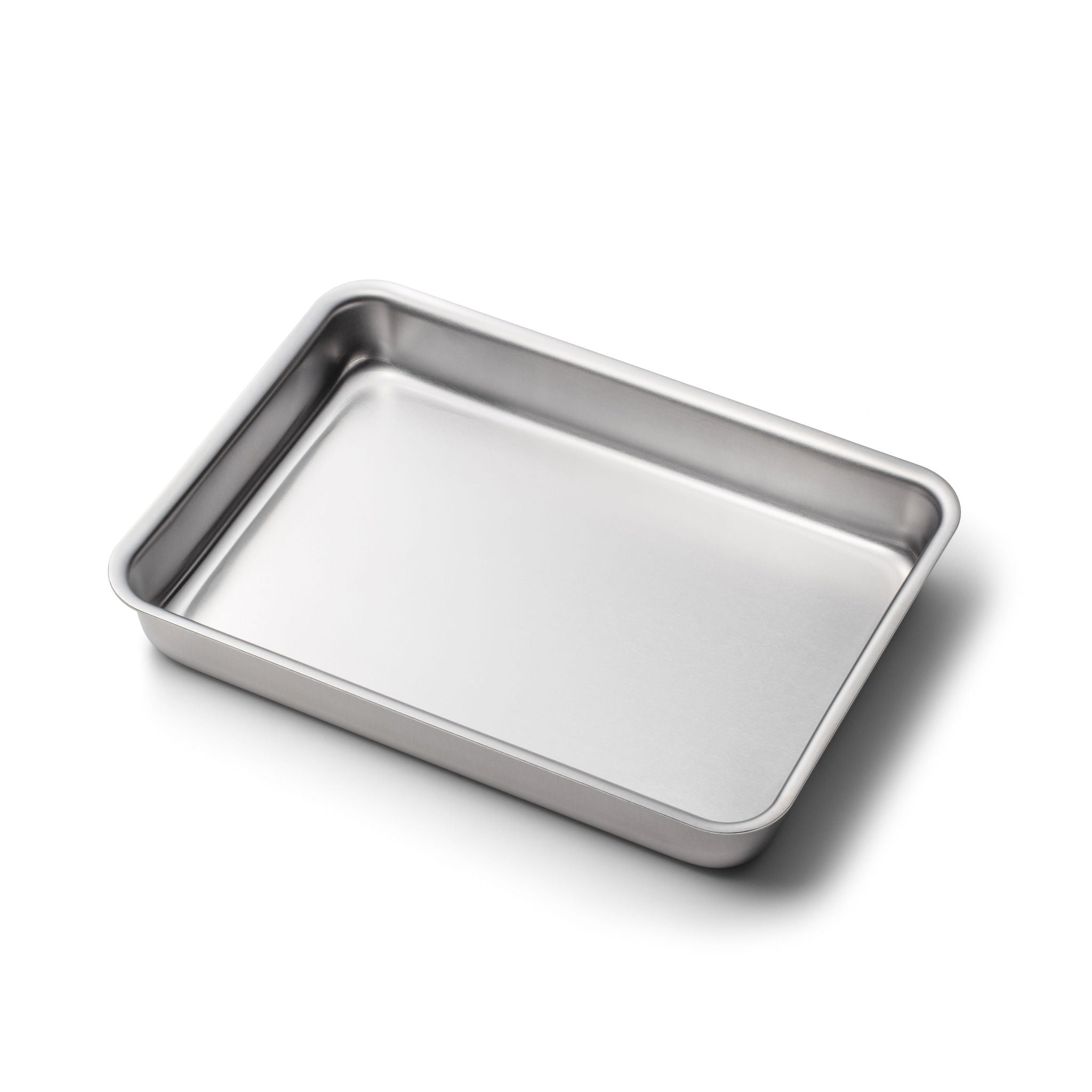 9x13" stainless steel Bake & Roast Pan, oven safe up to 500°, handcrafted in the U.S.A.