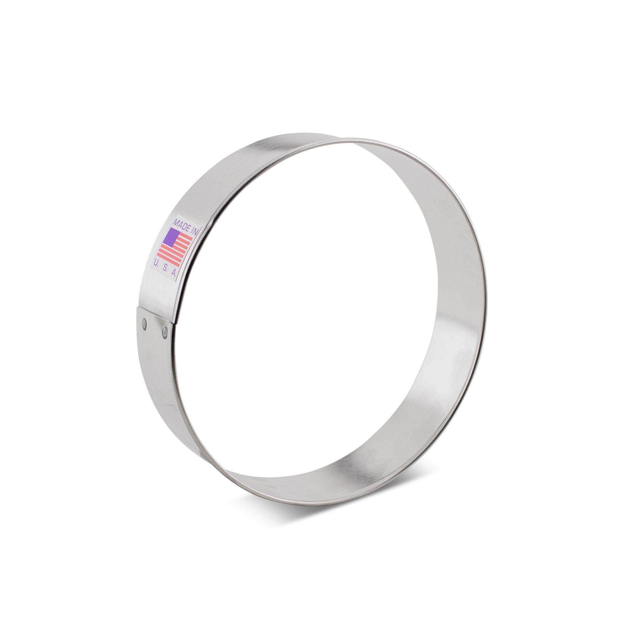 Stainless steel Biscuit Circle Cookie Cutter with American flag label