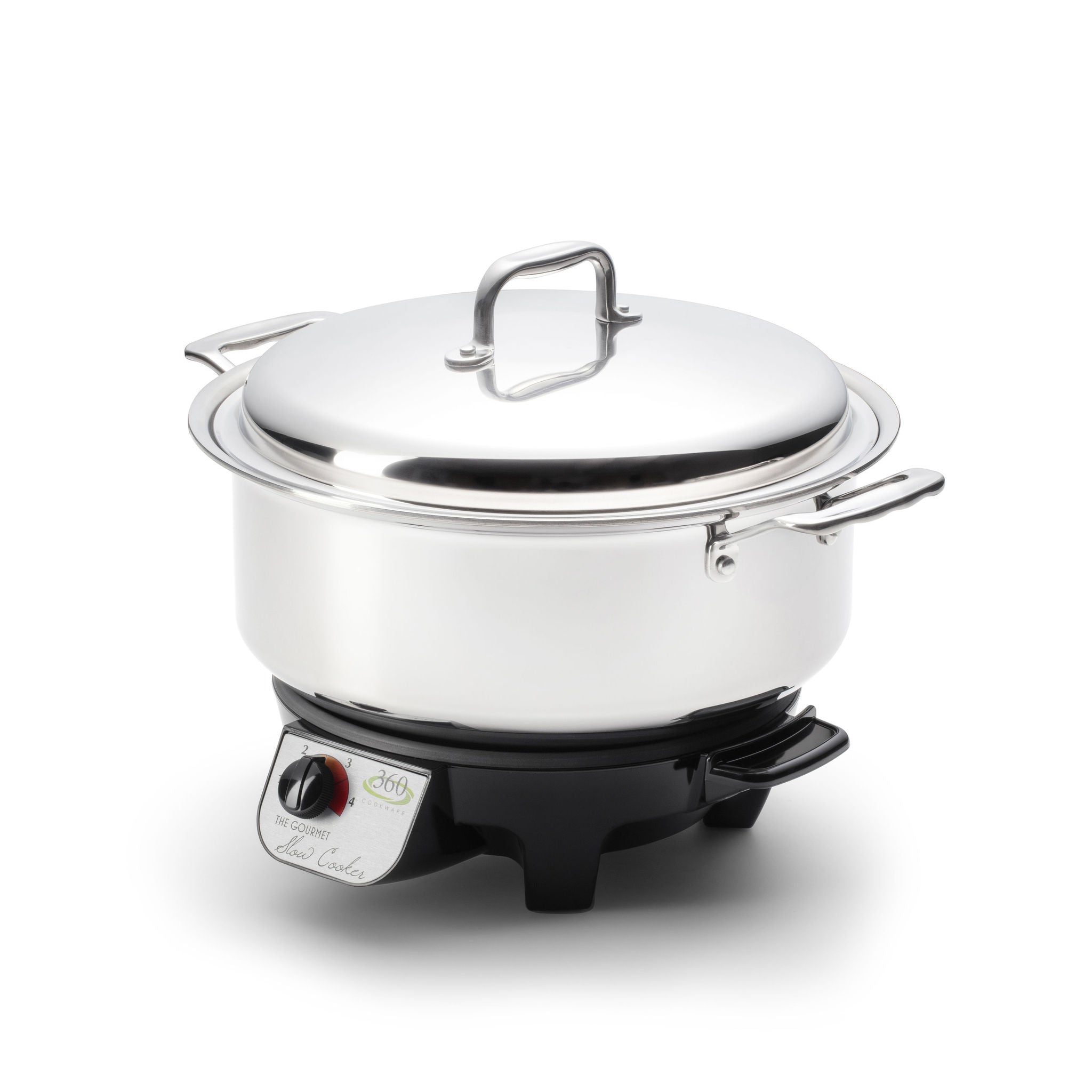 6 Quart Slow Cooker Set with stovetop Vapor Cooking and Slo-Cooker Base