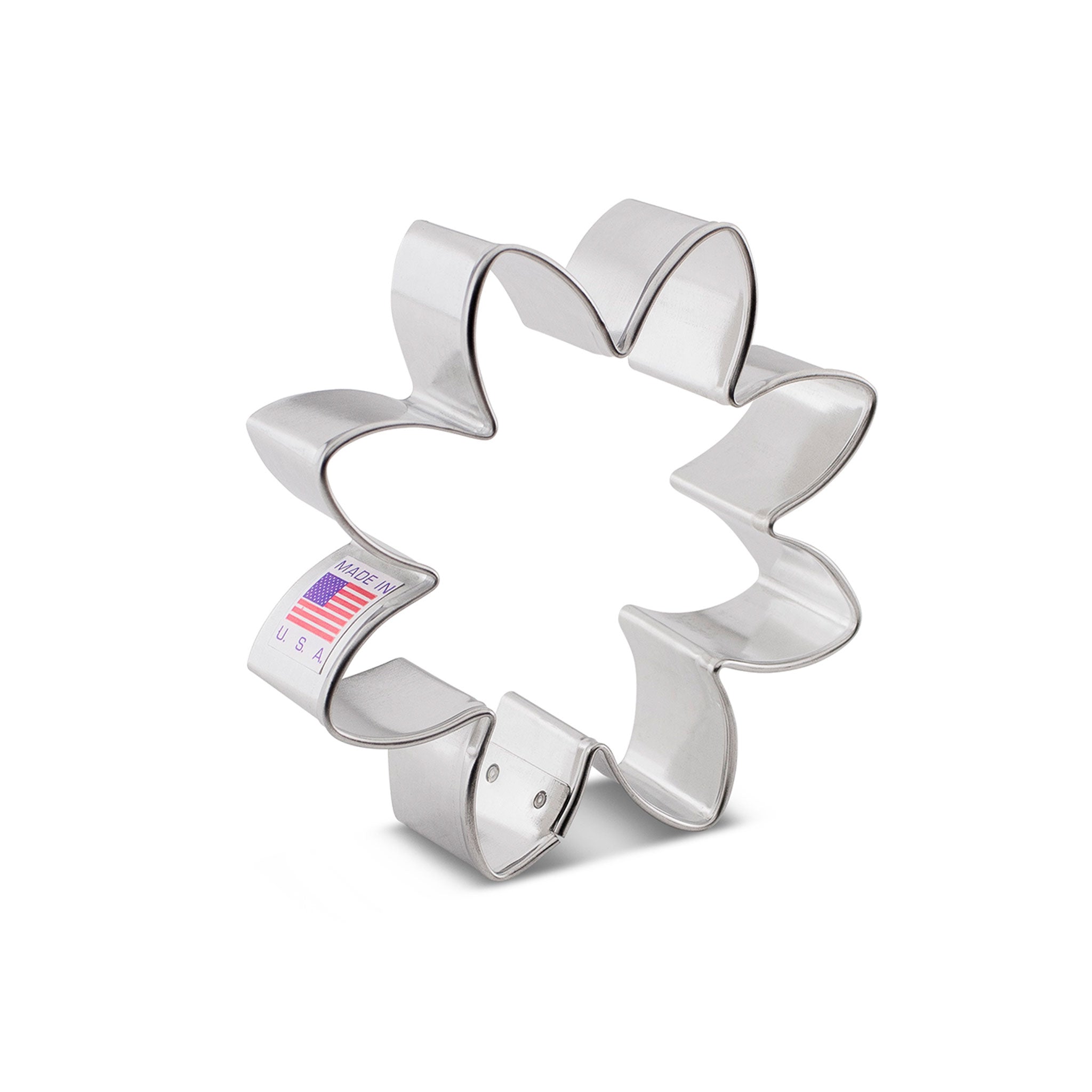 Daisy Cookie Cutter with American flag label