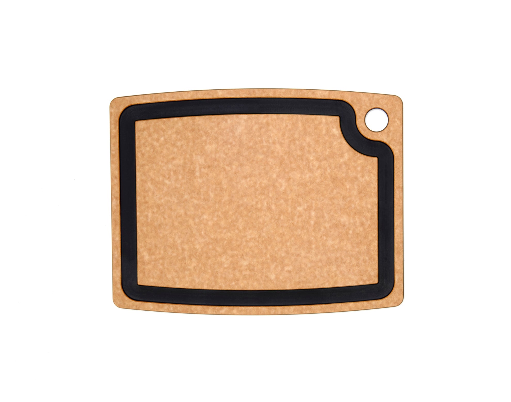 Natural slate cutting board with eco-friendly accents and a unique design
